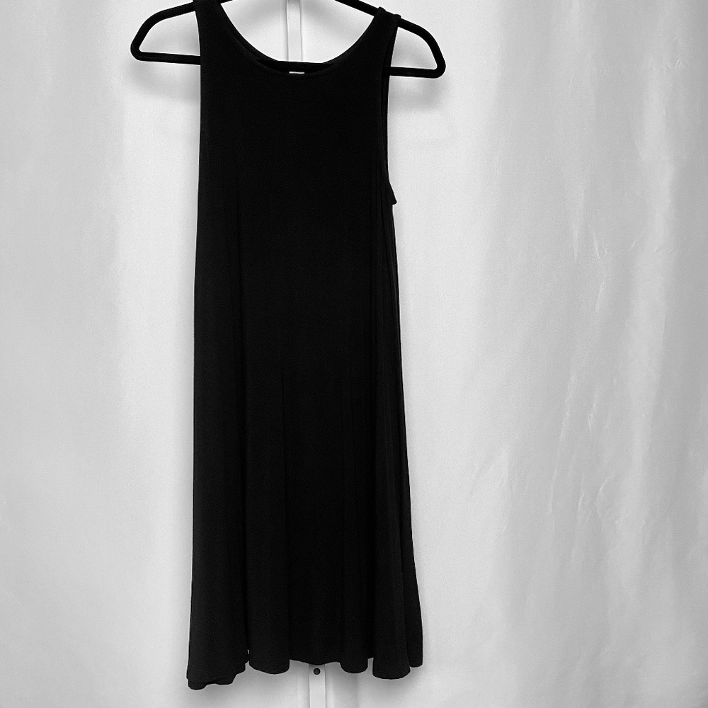 Old Navy Womenʻs Black Sleeveless A-Line Tank Dress Medium